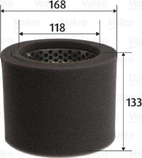 Valeo 585754 - Air Filter, engine www.autospares.lv