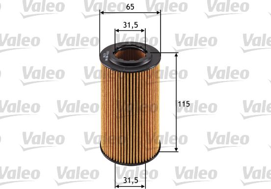 Valeo 586556 - Eļļas filtrs www.autospares.lv