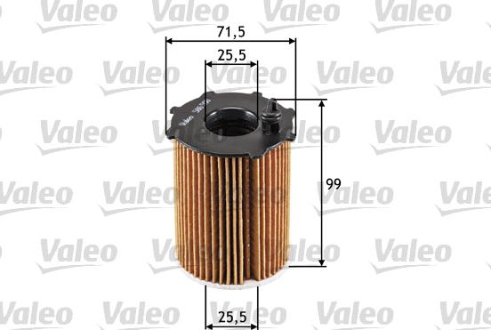 Valeo 586500 - Eļļas filtrs autospares.lv