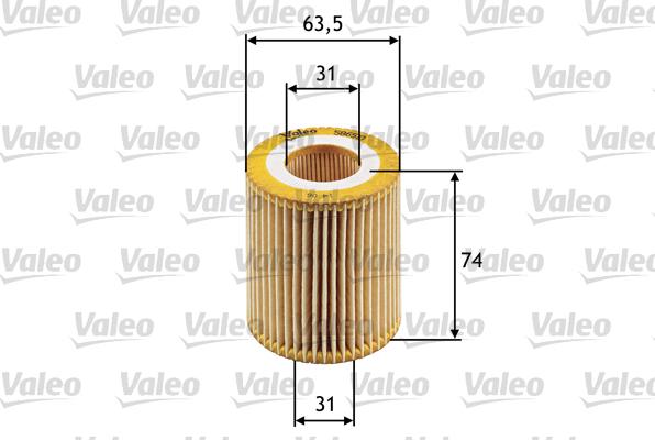 Valeo 586510 - Масляный фильтр www.autospares.lv