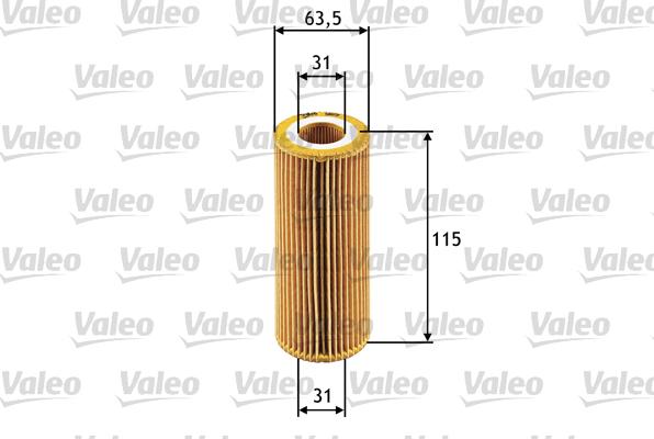 Valeo 586511 - Eļļas filtrs autospares.lv