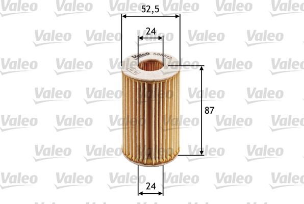 Valeo 586512 - Eļļas filtrs www.autospares.lv