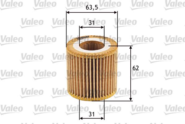 Valeo 586536 - Eļļas filtrs www.autospares.lv