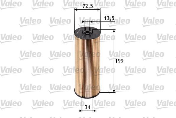 Valeo 586520 - Масляный фильтр www.autospares.lv