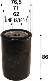 Valeo 586048 - Eļļas filtrs autospares.lv