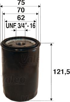 Valeo 586052 - Масляный фильтр www.autospares.lv