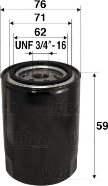 Valeo 586065 - Масляный фильтр www.autospares.lv