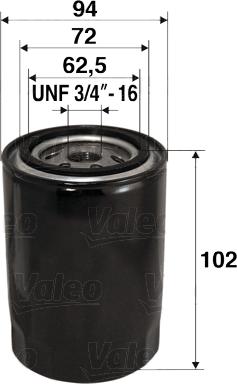 Valeo 586066 - Eļļas filtrs www.autospares.lv