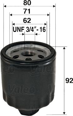 Valeo 586009 - Oil Filter www.autospares.lv