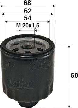 Valeo 586011 - Oil Filter www.autospares.lv