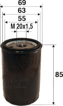 Valeo 586013 - Oil Filter www.autospares.lv