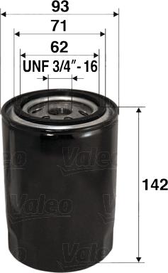 Valeo 586024 - Oil Filter www.autospares.lv