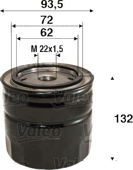 Valeo 586115 - Oil Filter www.autospares.lv