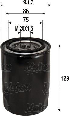 Valeo 586116 - Eļļas filtrs autospares.lv