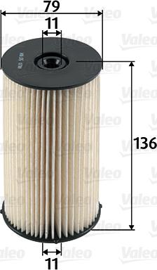 Valeo 587904 - Degvielas filtrs www.autospares.lv