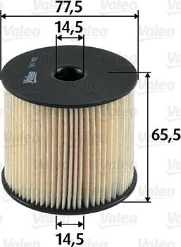 Valeo 587903 - Degvielas filtrs autospares.lv