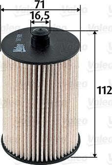 Valeo 587930 - Degvielas filtrs www.autospares.lv