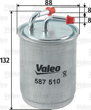 Valeo 587510 - Fuel filter www.autospares.lv