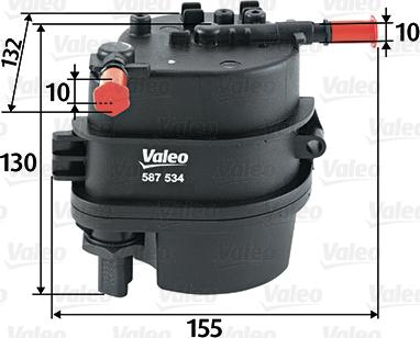 Valeo 587534 - Fuel filter www.autospares.lv