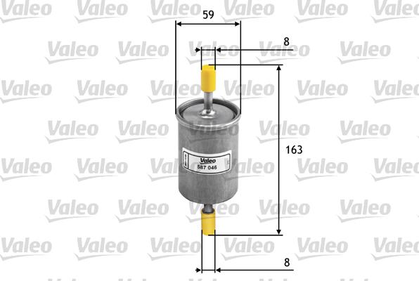 Valeo 587046 - Eļļas filtrs autospares.lv