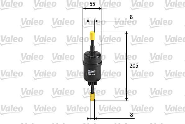 Valeo 587023 - Fuel filter www.autospares.lv