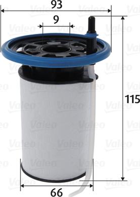 Valeo 587103 - Degvielas filtrs autospares.lv