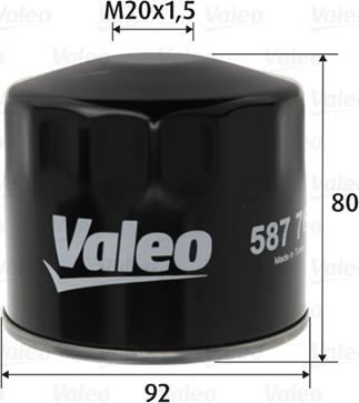 Valeo 587761 - Fuel filter www.autospares.lv