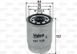 Valeo 587738 - Degvielas filtrs autospares.lv