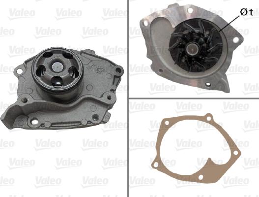 Valeo 526001 - Water Pump www.autospares.lv