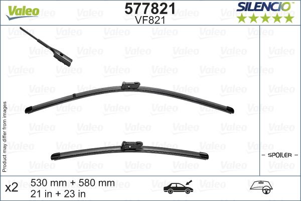 Valeo 577821 - Щетка стеклоочистителя www.autospares.lv