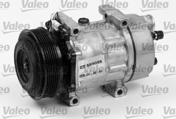 Valeo 699088 - Compressor, air conditioning www.autospares.lv