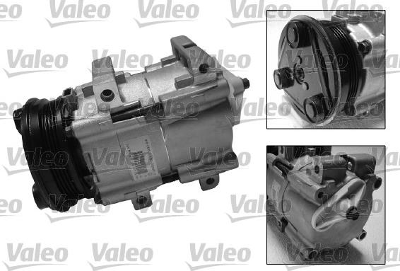 Valeo 699187 - Kompresors, Gaisa kond. sistēma www.autospares.lv