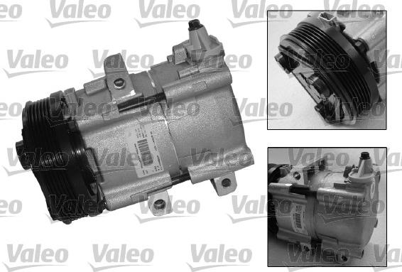 Valeo 699128 - Kompresors, Gaisa kond. sistēma www.autospares.lv