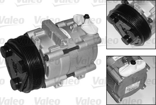 Valeo 699827 - Kompresors, Gaisa kond. sistēma www.autospares.lv