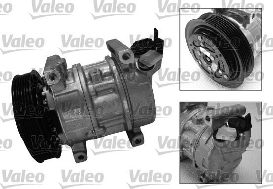 Valeo 699374 - Kompresors, Gaisa kond. sistēma www.autospares.lv