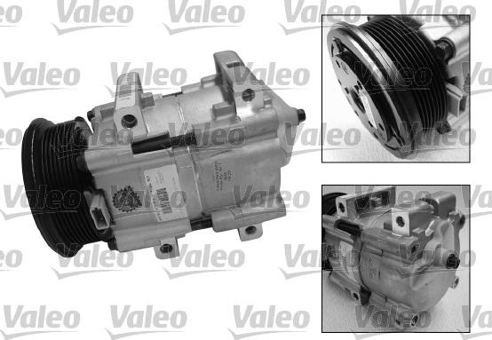 Valeo 699205 - Kompresors, Gaisa kond. sistēma www.autospares.lv