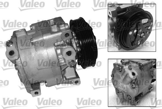 Valeo 699283 - Kompresors, Gaisa kond. sistēma www.autospares.lv