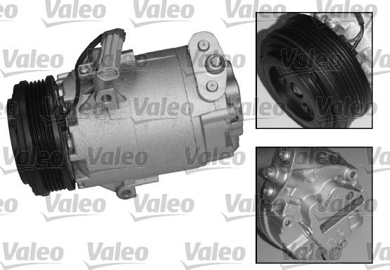 Valeo 699752 - Kompresors, Gaisa kond. sistēma www.autospares.lv