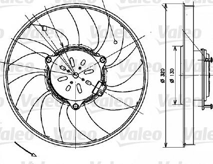 Valeo 696082 - Ventilators, Motora dzesēšanas sistēma www.autospares.lv