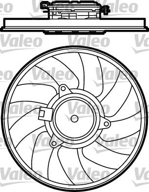 Valeo 696030 - Ventilators, Motora dzesēšanas sistēma www.autospares.lv