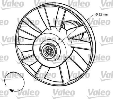 Valeo 696032 - Ventilators, Motora dzesēšanas sistēma autospares.lv