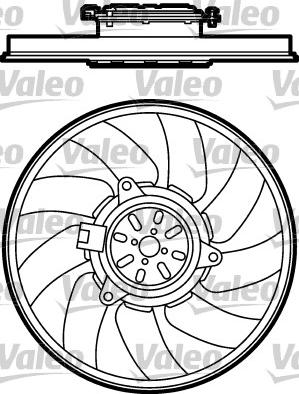 Valeo 696026 - Ventilators, Motora dzesēšanas sistēma www.autospares.lv