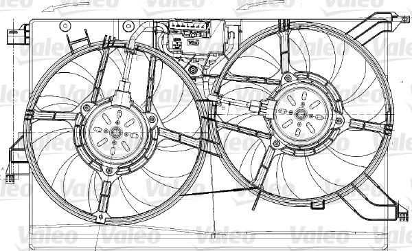 Valeo 696020 - Ventilators, Motora dzesēšanas sistēma www.autospares.lv