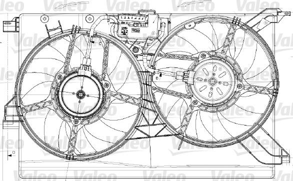 Valeo 696022 - Ventilators, Motora dzesēšanas sistēma www.autospares.lv