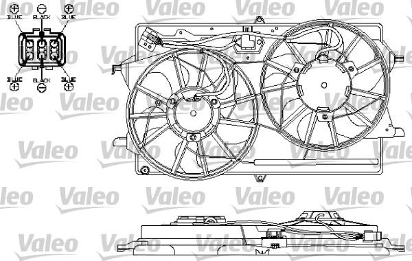 Valeo 696149 - Ventilators, Motora dzesēšanas sistēma www.autospares.lv