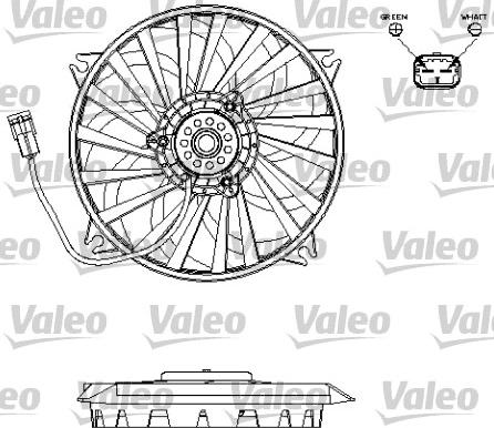 Valeo 696141 - Ventilators, Motora dzesēšanas sistēma www.autospares.lv