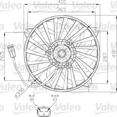 Valeo 696139 - Ventilators, Motora dzesēšanas sistēma www.autospares.lv