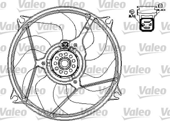 Valeo 696136 - Ventilators, Motora dzesēšanas sistēma www.autospares.lv