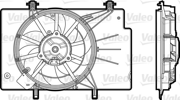 Valeo 696344 - Ventilators, Motora dzesēšanas sistēma www.autospares.lv