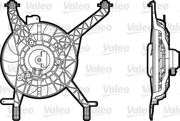 Valeo 696345 - Ventilators, Motora dzesēšanas sistēma www.autospares.lv